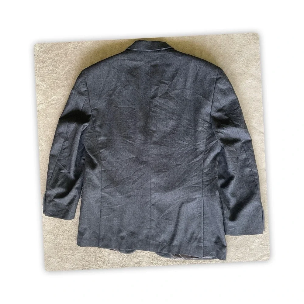 Brooks Brothers 346 Madison Fit Wool Sport Coat Blazer Gray 40S Mens